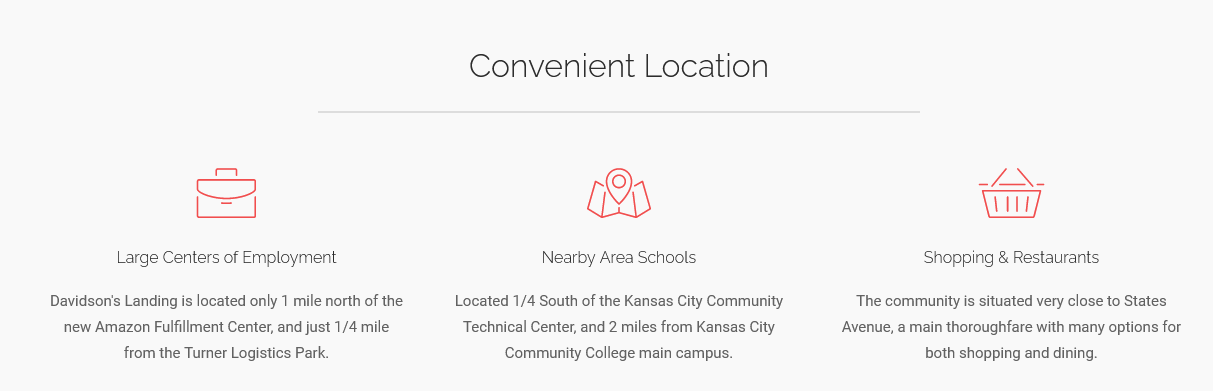 Neighborhood Information for Davidson's Landing Workforce Housing Apartment Homes in Kansas City Kansas